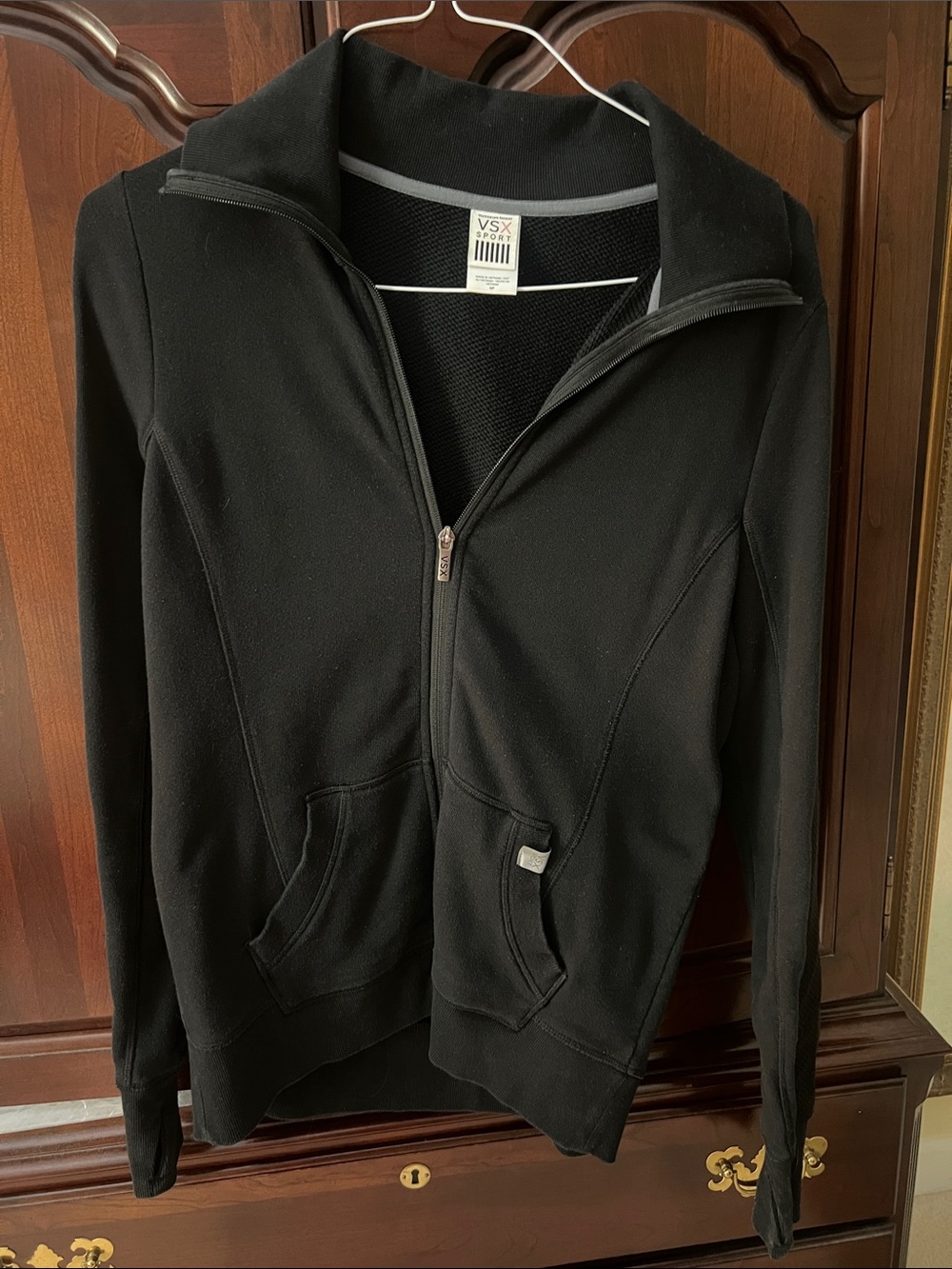 VSX sport Victoria’s Secret Women's Black Zip-Up Jacket
